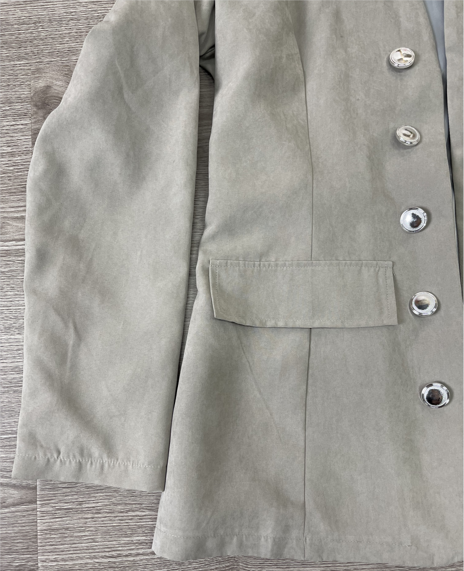 HerbstTrend® - Einfache einfarbige Oberbekleidung mit langen Ärmeln