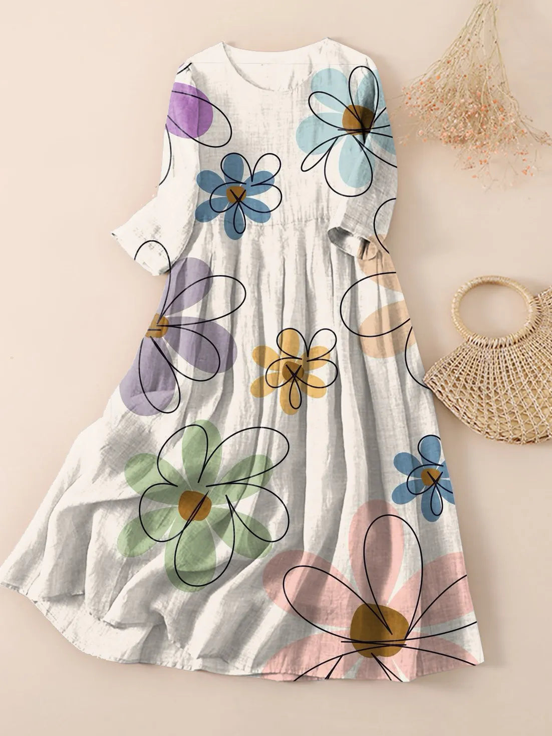 Blumenrausch-Kleid