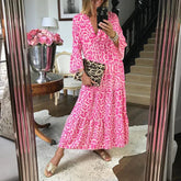 Raffiné® - Le Pink Chic Kleid mit Leopardenmuster