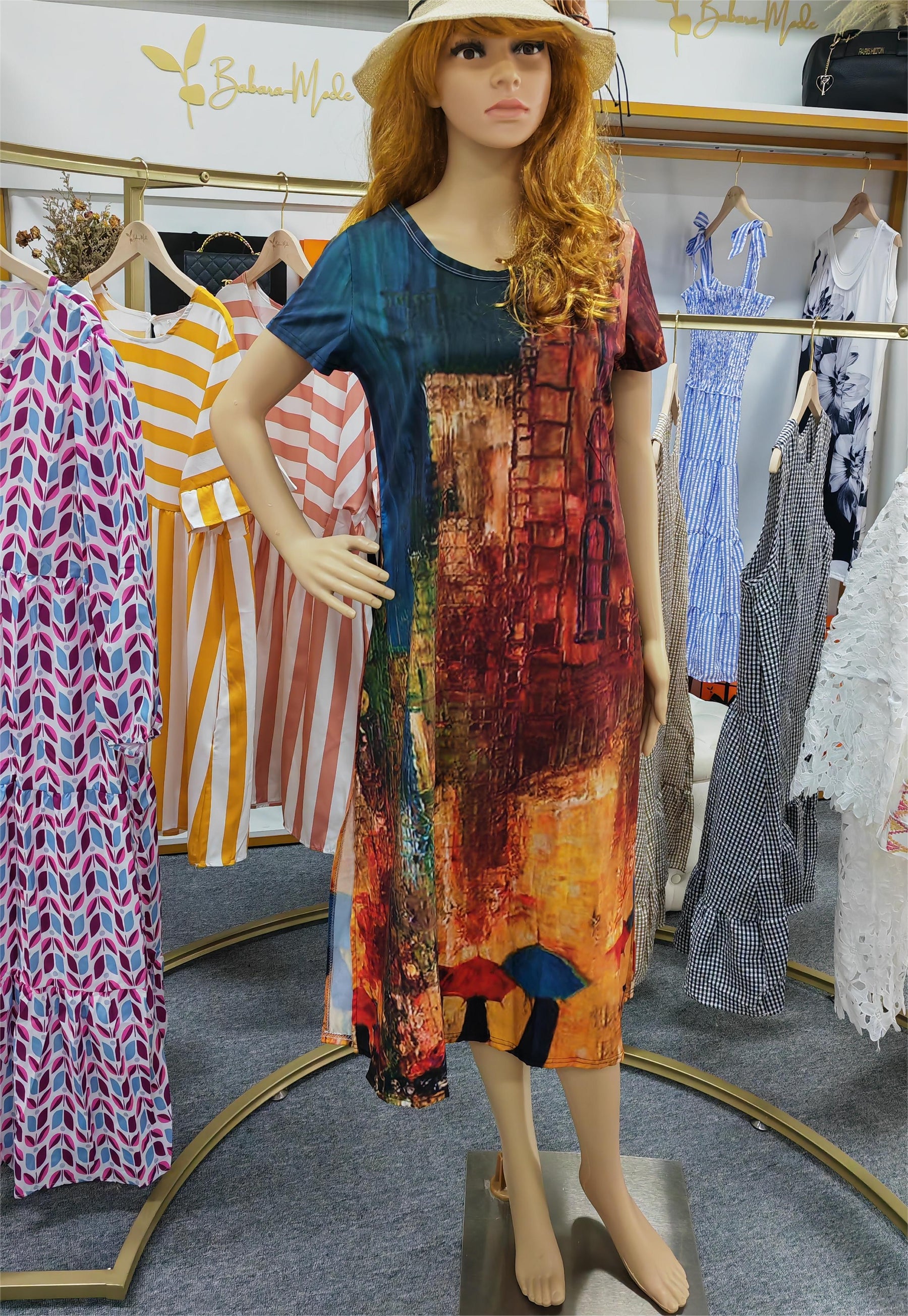 SpringStil® - Künstlerisches Tunika-Kleid im Boho-Chic