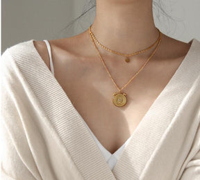 Eterna® - Mystic Whispers Vintage Halskette 18K vergoldet