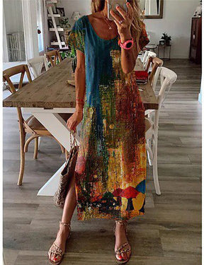 SpringStil® - Künstlerisches Tunika-Kleid im Boho-Chic