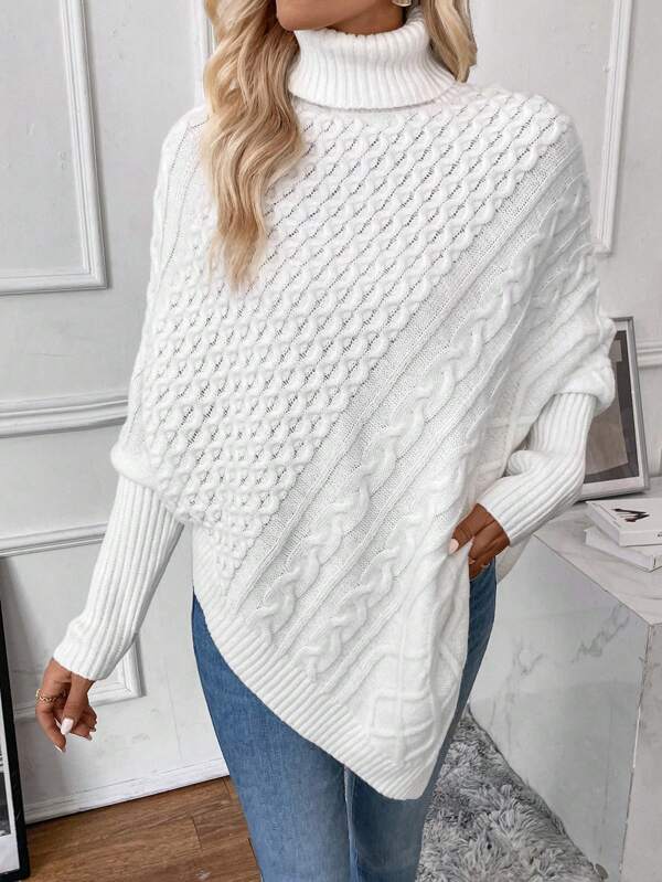 WinterTrend® - Einfarbiger Pullover mit Rundhalsausschnitt