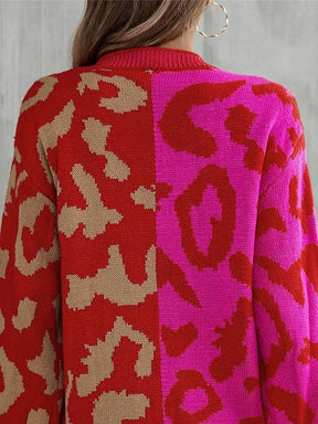 FallStil® - Langärmeliger Pullover mit rotem Aufdruck