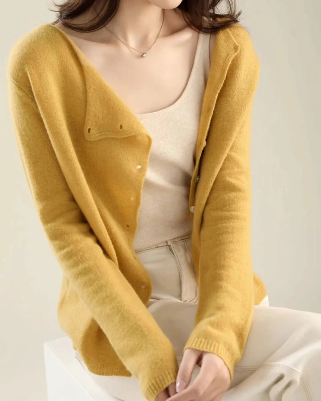 Golden Style Strickjacke