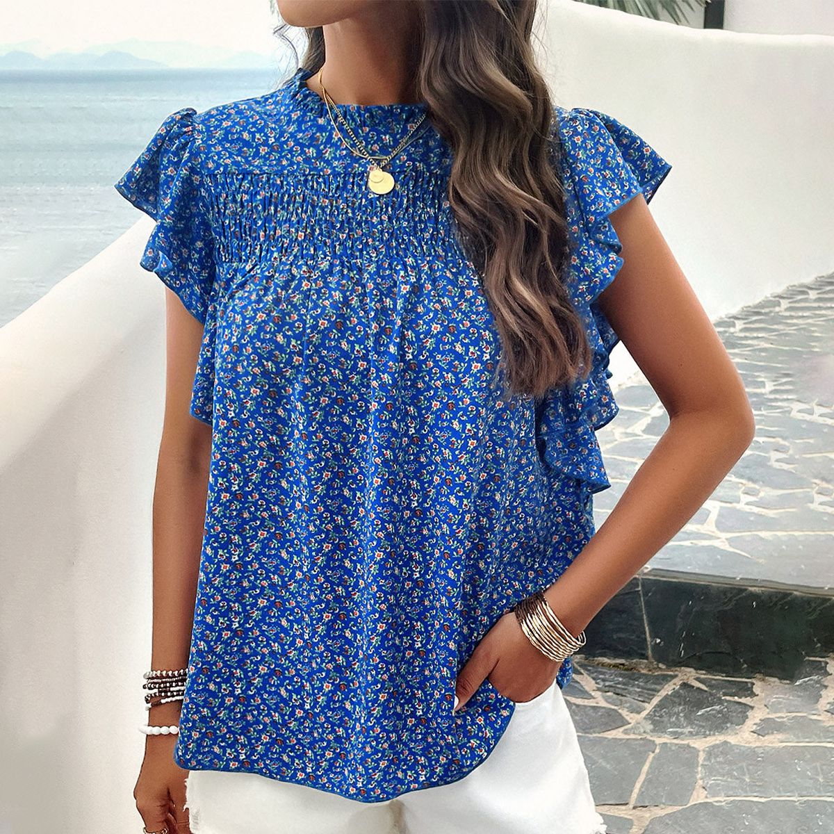 Groovy Blau Top