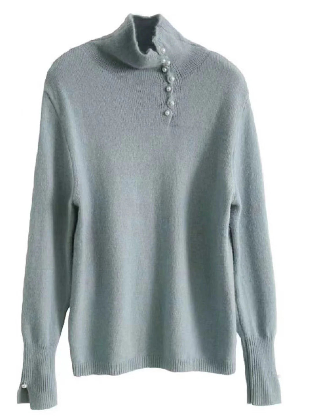 AvaEleganz Rollknopf-Pullover