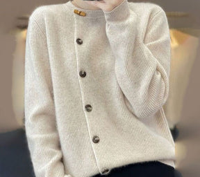 FallStil® - Gemütlicher einfarbiger Pullover mit langen Ärmeln