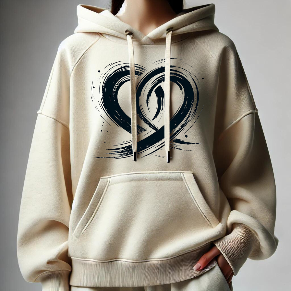 Abstrakte Liebe Hoodie