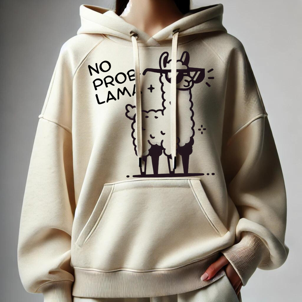 Problemloser Lama Hoodie