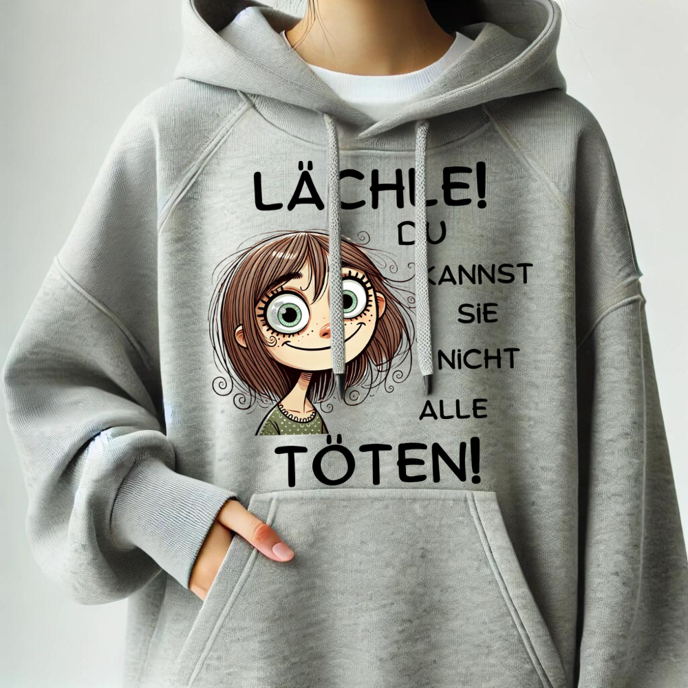 Freches Lächeln Hoodie