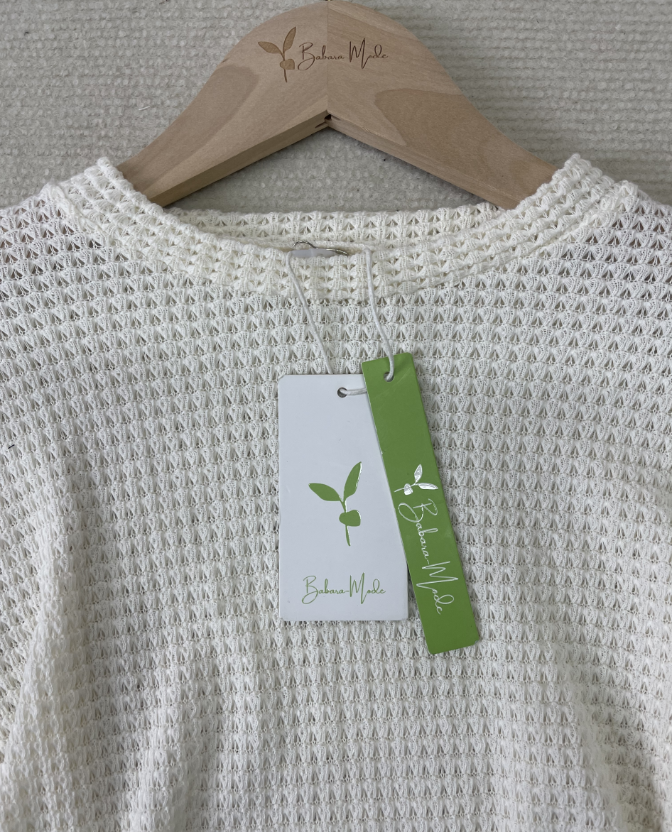 HerbstTrend® - Einfarbiger Pullover mit Rundhalsausschnitt