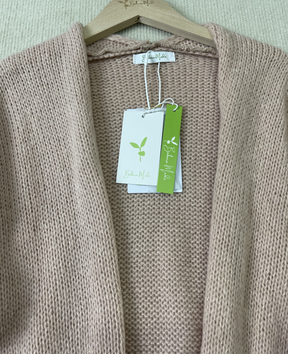 FallStil® - Isley Gestreifte Strickjacke in Übergröße