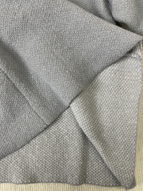 FallStil® - Einzigartiger einfarbiger grauer Pullover mit langen Ärmeln