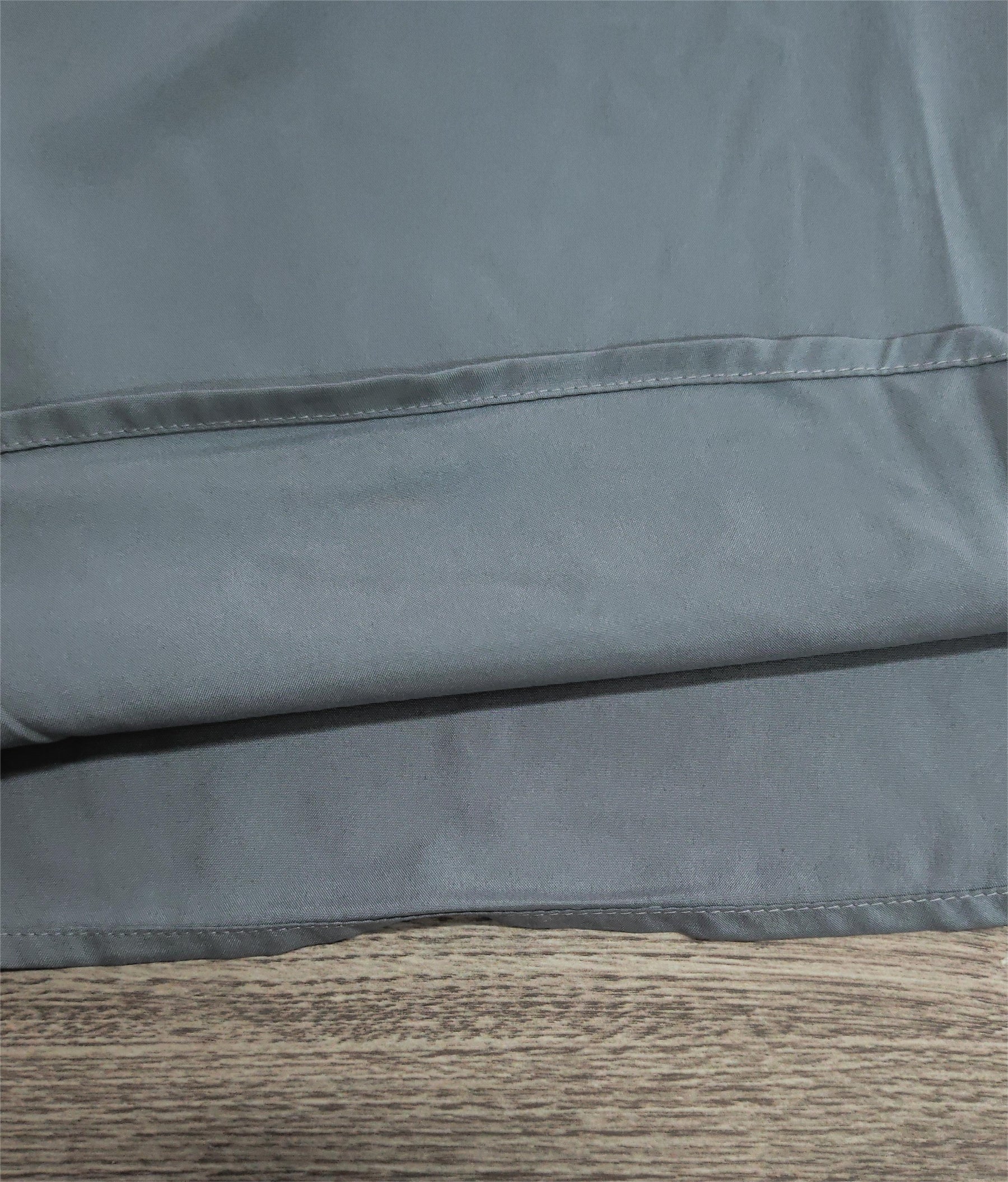 Purewear®- Langes graues Patchwork-Maxikleid mit halben Ärmeln