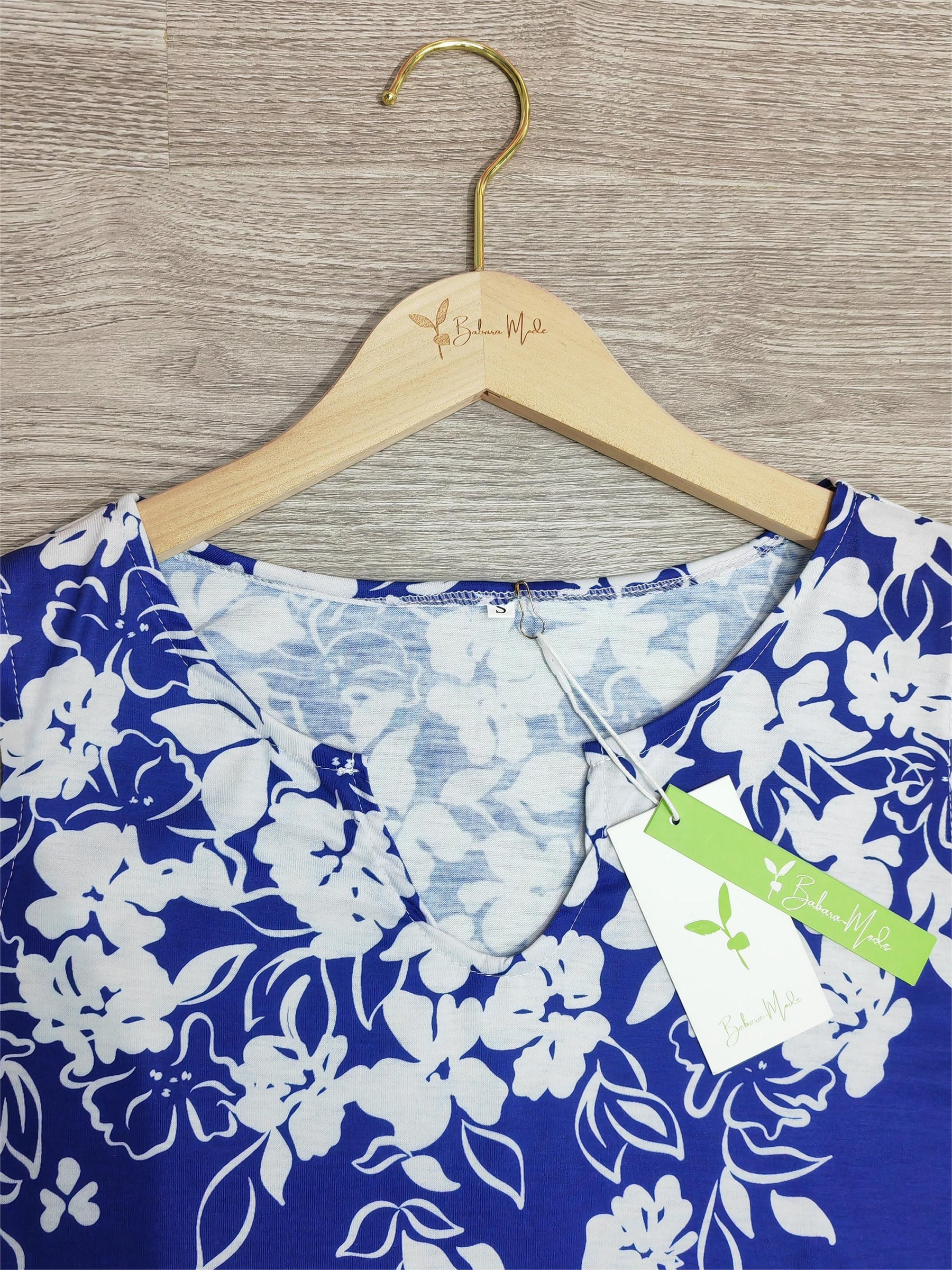 EcoExotica® - Trendiges ärmelloses Tank-Top mit Blumendruck