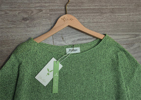 Monci® - Frischer einfarbiger Pullover mit Rundhalsausschnitt