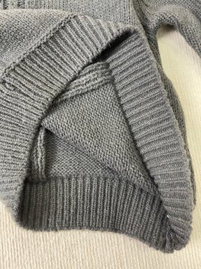 Naturlux® - Einfacher langärmeliger Pullover mit Rundhalsausschnitt