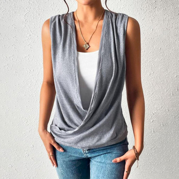 PureWear® - Comfy Graues ärmelloses Top