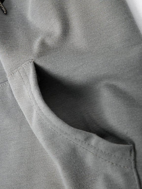 Santvarius® - Beutelloses graues Sweatshirt mit Tiermuster