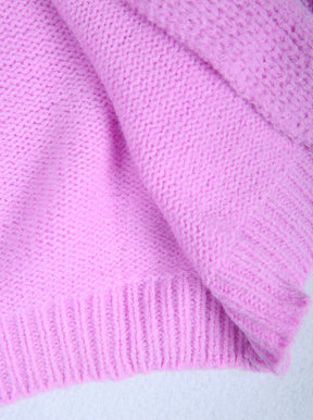 WinterTrend® - Zuckersüße rosa Strickjacke