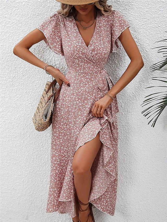 PinkFlair Midi Kleid