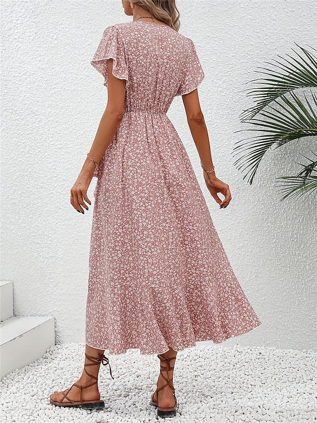 PinkFlair Midi Kleid