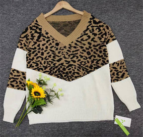 FallStil® - "Ruf der Wildnis" V-Ausschnitt Pullover