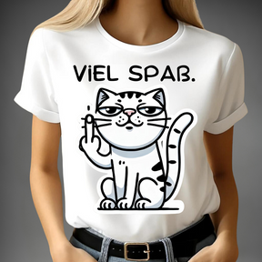 Viel Spaß Katze T-Shirt