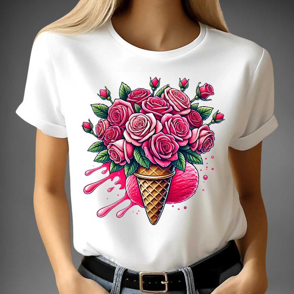 Blumenstrauß Eis Shirt