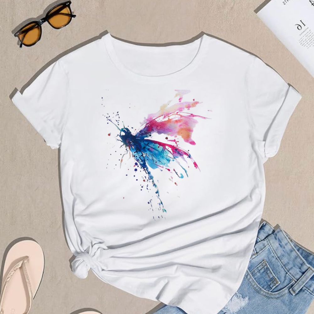 Watercolor Butterfly T-Shirt