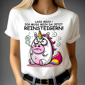 Reinsteiger-Einhorn - T-Shirt