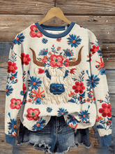 Westlicher Blumenkuh-Pullover