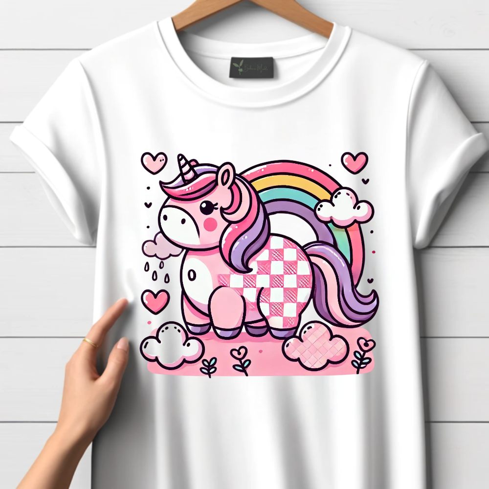 Regenbogen Einhorn T-Shirt