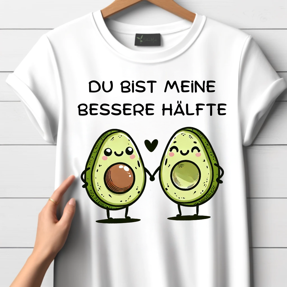 Bessere Hälfte Avocado T-Shirt