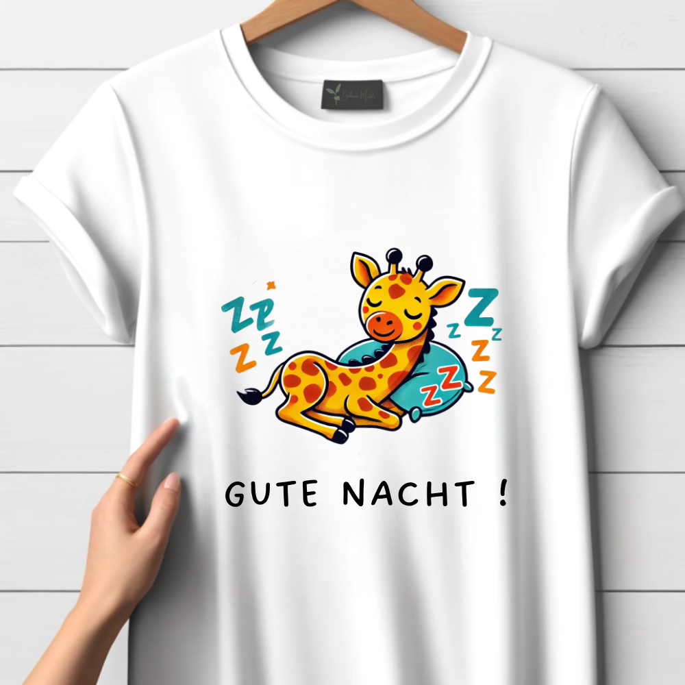 Schlummernde Giraffe T-Shirt