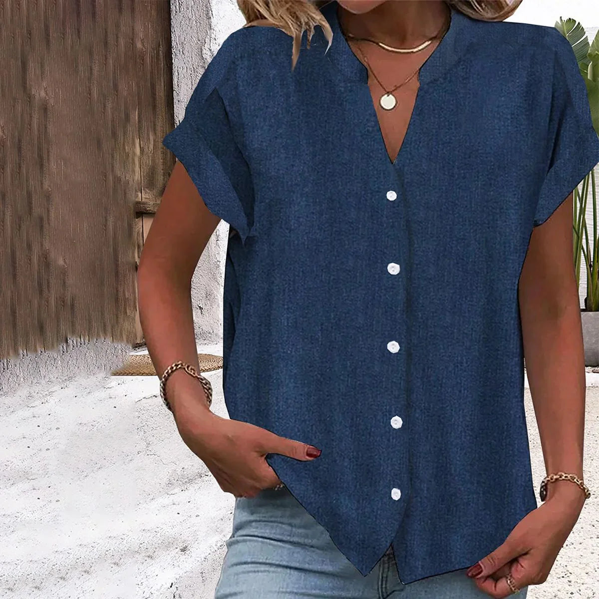 NavyBlau Bluse