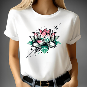 Elegante Lotus T-Shirt