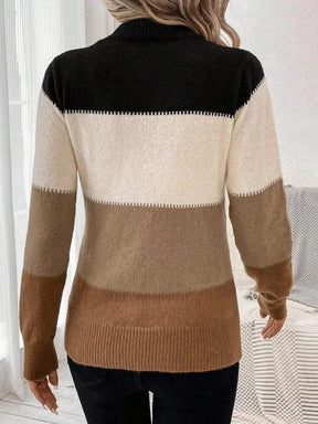 Farbspiel Strickpullover