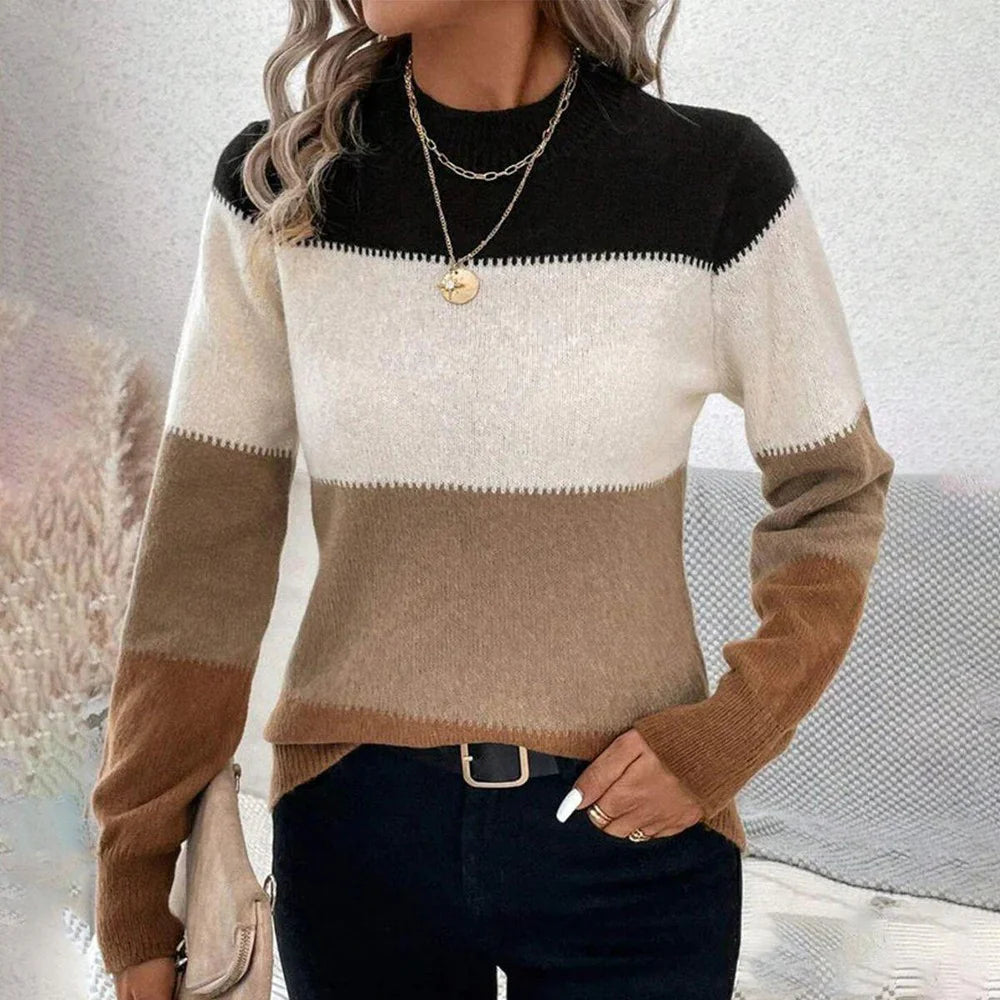 Farbspiel Strickpullover