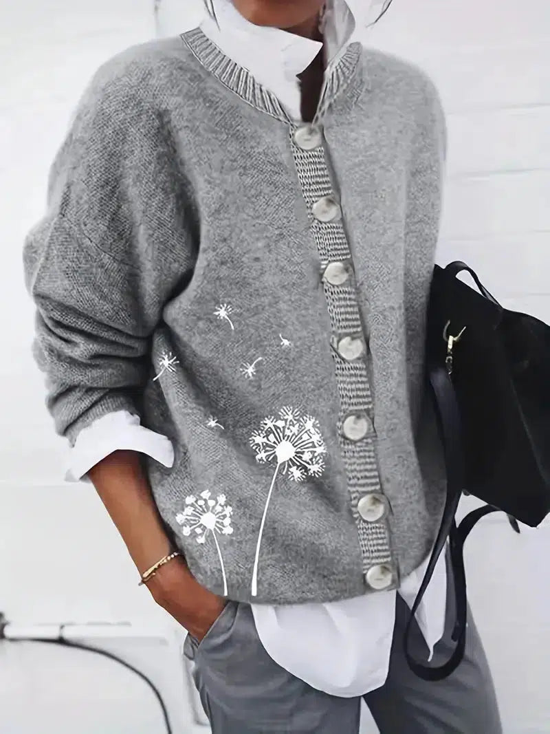 Pusteblume Print-Pullover