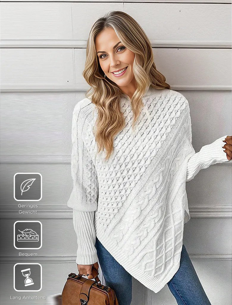 WinterTrend® - Einfarbiger Pullover mit Rundhalsausschnitt