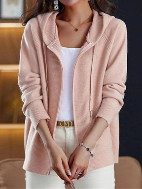 Kuscheliger rosa Hoodie-Chic