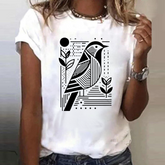 Geometrischer Singvogel Top