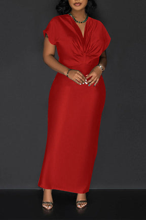 Elegante Split-Saum Eleganzkleid