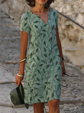 BioBlüte® - Enchanting Emerald Exquisites Kleid mit bezauberndem Design